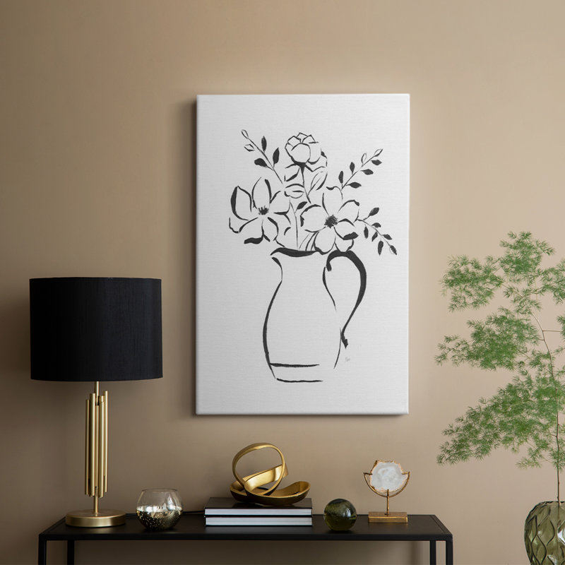Sapery Bouquet II - galerie sur mesure Cavas, H 18 po x l 12 po