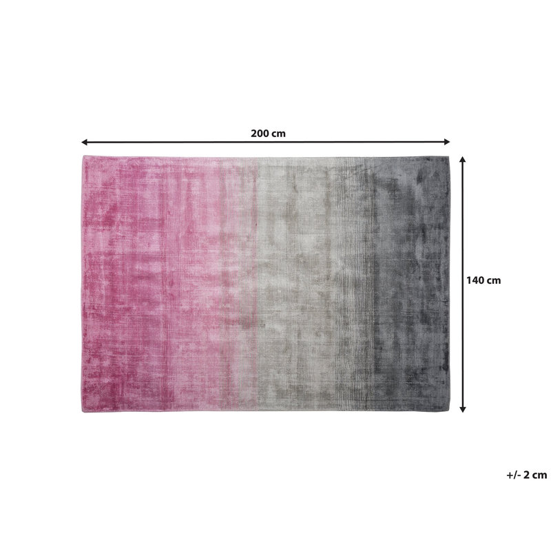 Elkhart Viscose Hand Woven Area Rug, Rectangle 140 x 200cm