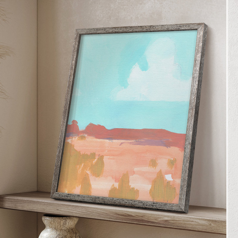 Wide Open Spaces I Framed Print - Solid Wood, 15" H x 12" W