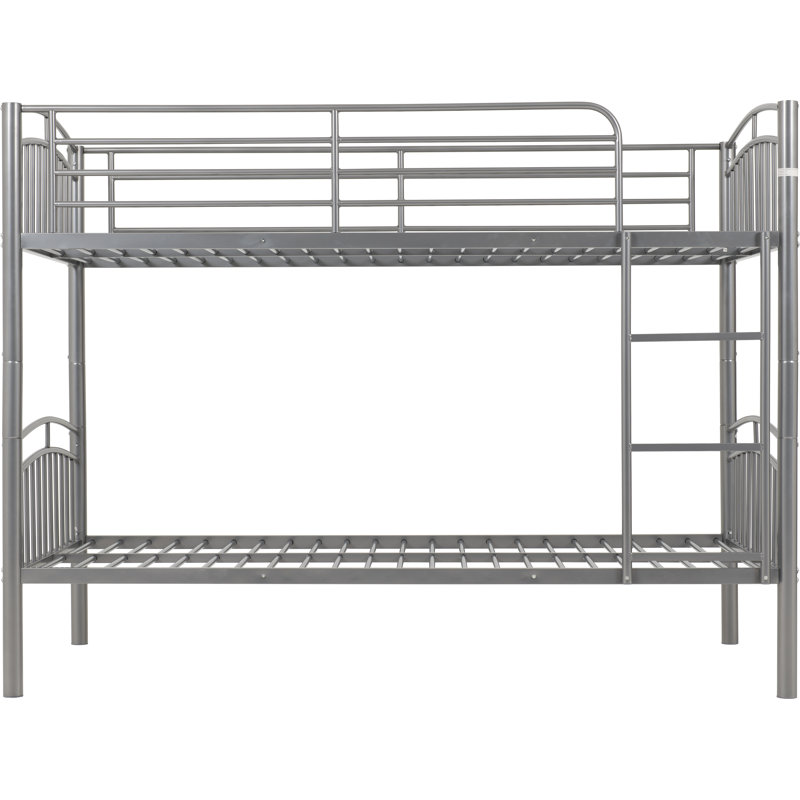 Domenica Single Bunk Bed, Silver