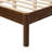 Ardin Queen Walnut Solid Wood Bed-747825530-747825531