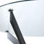 Round Glass Top Metal Base Dining Table-1000607785