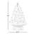 14" Nostalgic Ceramic Tree - White-1553476283