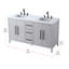 Meuble-lavabo double 60 po-809517553