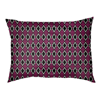 Coussin de créateur géométrique diamants Byrge