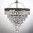 9-Lights Raindrop Crystal Chandeliers