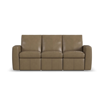 Elara 86" Genuine Leather Reclining Sofa