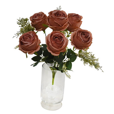 Bouquet de fausses choux roses