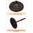 European-style Retro Double-sided Creative Silent Floor Clock