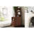 End Table With Drawers And Open Shelves, Perfect For Bedroom And Corner Spaces, Combining Storage And Style.