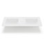 Meuble-lavabo double sur pied de 152 cm (60 po) avec portes et tiroirs cannelés, naturel-2023344220