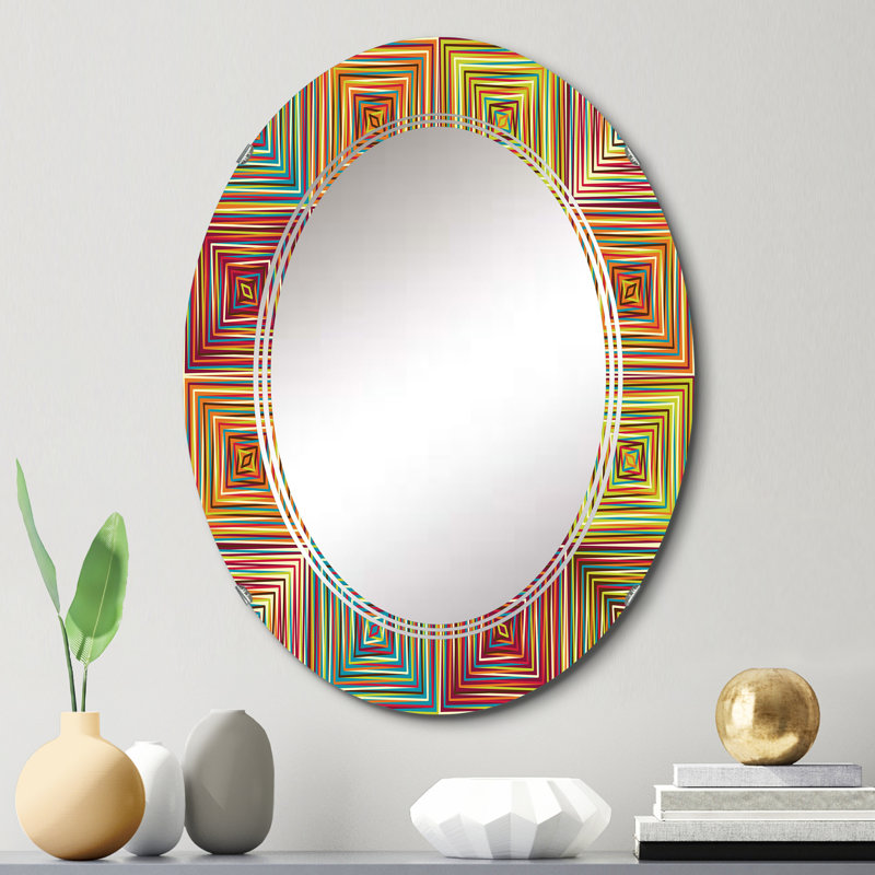 Miroir de salle de bain ovale mural, 30 po x 20 po