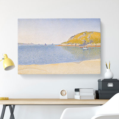 Port Of Saint-Cast by Paul Signac - Wrapped Canvas