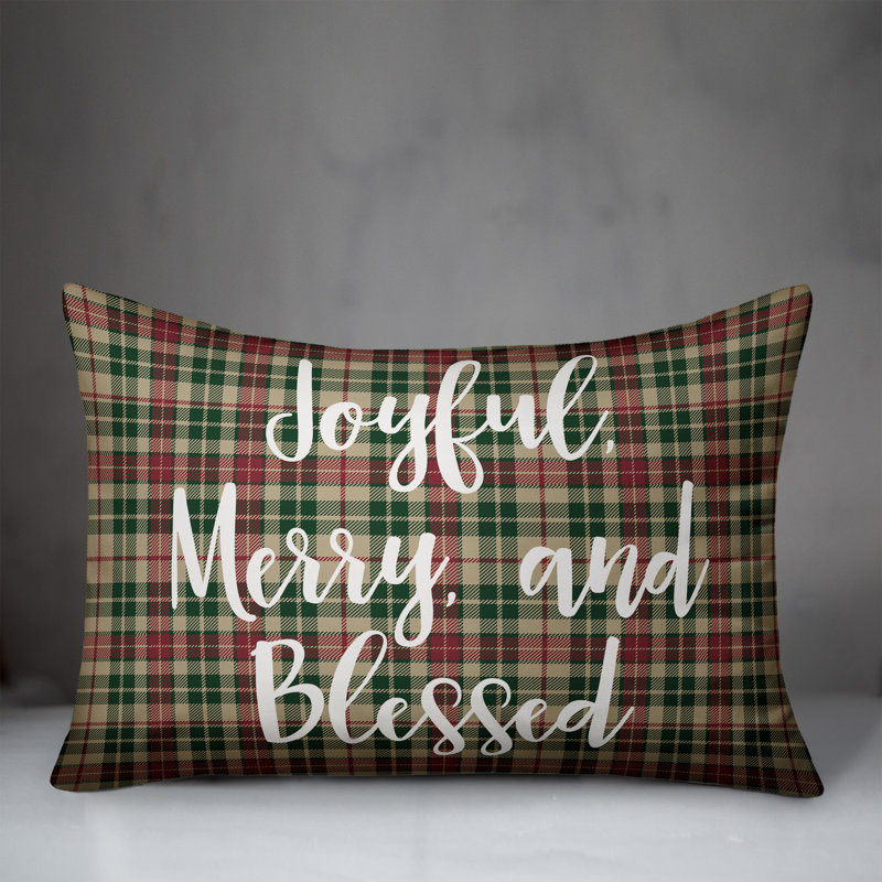 Plaid Throw Pillow