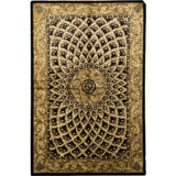 Hand-Knotted High-Quality Gold and Gold Area Rug