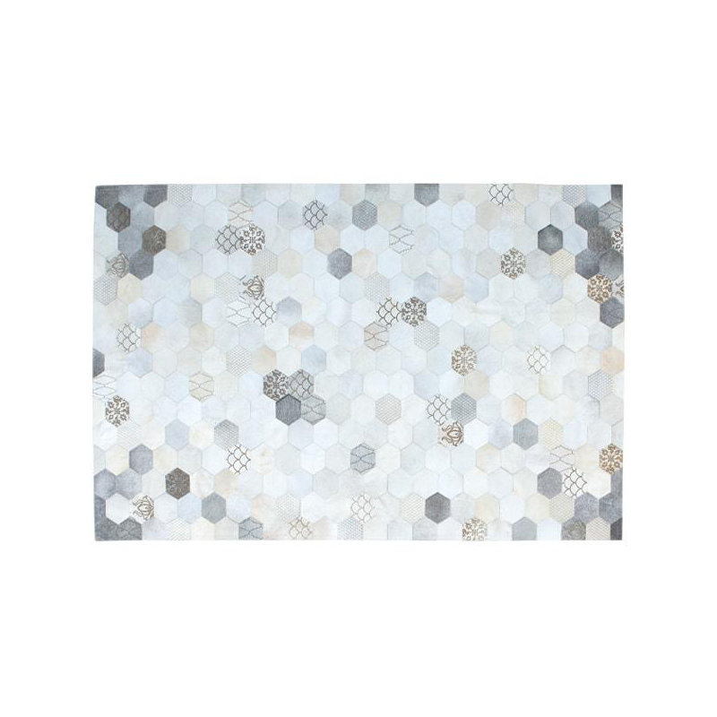 Art Hide Cowhide Area Rug in Gray, Rectangle 10' x 14'