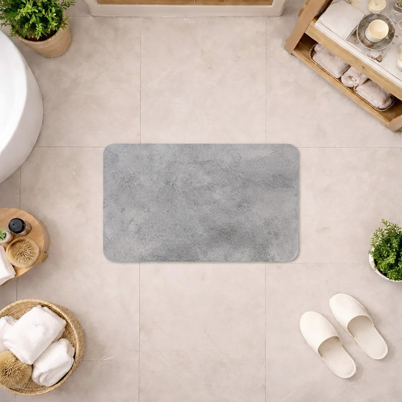Tapis de bain en pierre ultra-absorbant Diatomite