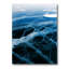 Structure de glace bleue et blanche II - peinture sur toile-60161548-60161542
