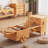 Creative design sense solid wood coffee table