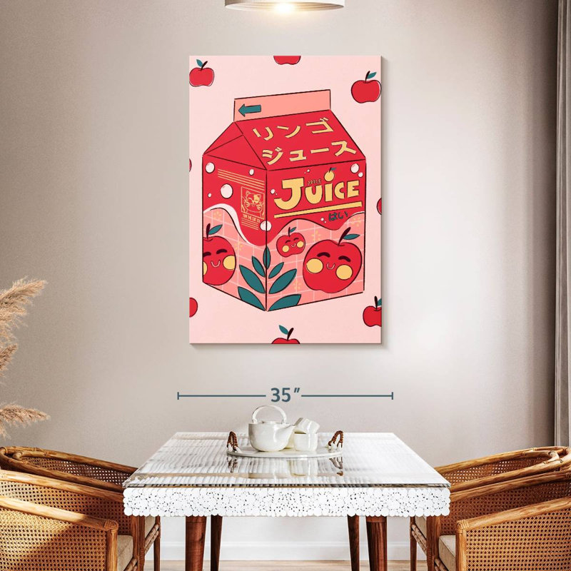 Yarlin Apple Juice Box, 48" H x 32" W