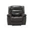 Fauteuil inclinable gris avec port USB