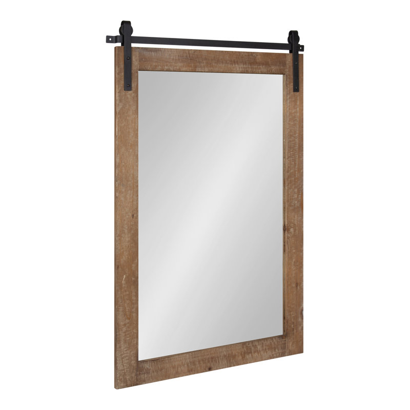 Miroir Dayanah, Brun rustique, 26,75 po x 37,5 po