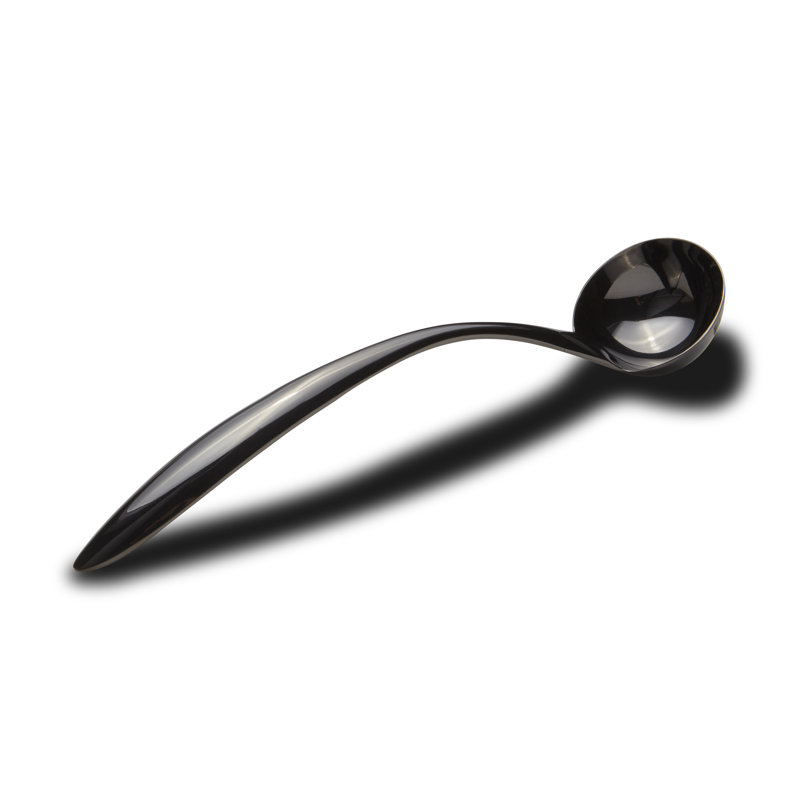 Stainless Steel Ladle, Black