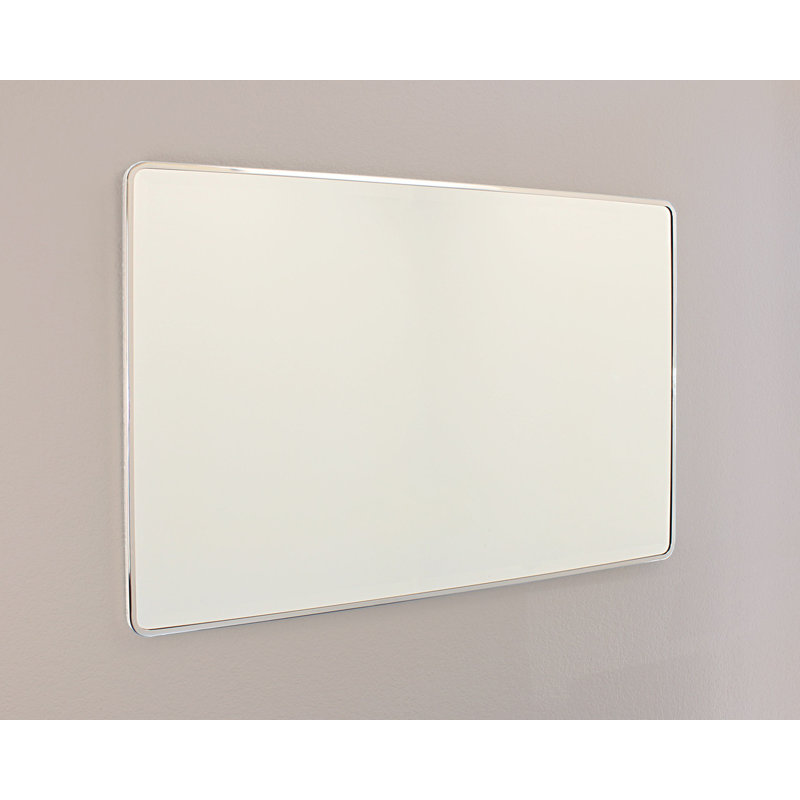 Miroir mural 24 po x 36 po Austin / Farmhouse, 23 po x 35 po, Chrome chrome