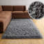 Gano Large Grey Shaggy Rug