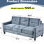 Canapé modulaire 3 places Allyssa-121570003-121570002-121570005