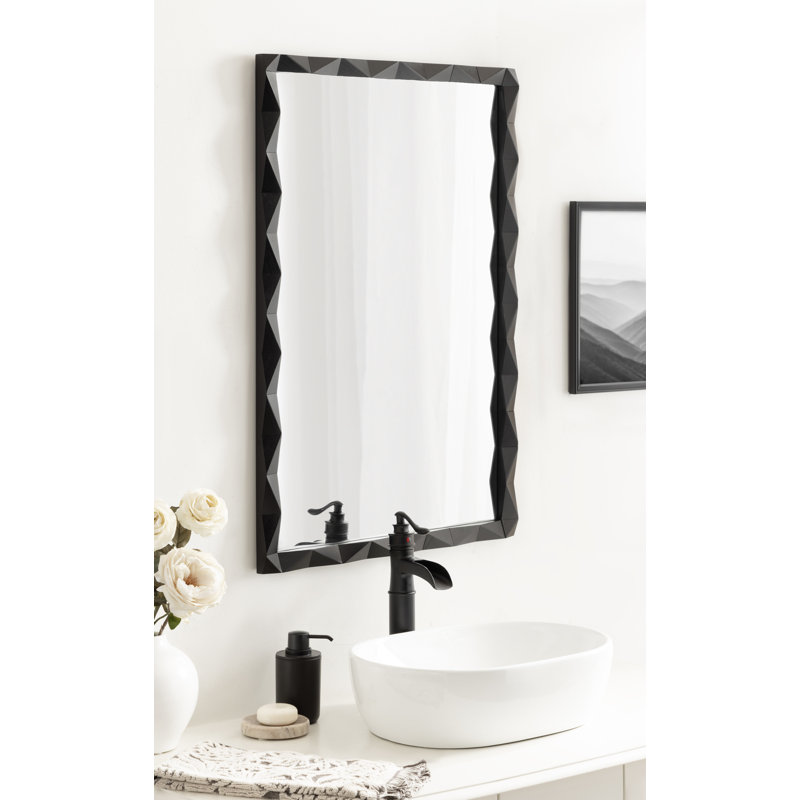 Miroir de salle de bain, Noir