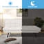 Causeuse convertible 71 po avec accoudoirs et dossiers réglables pour les appartements, le bureau et le salon-909787348