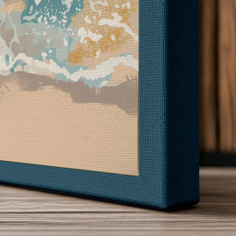 Print, 18x12 - 45.7 x 30.5 cm, Teal Border