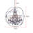 Svante 25 - Light Dimmable Globe Chandelier-22859135-22859134