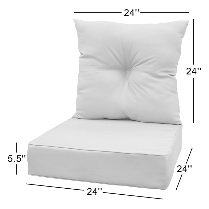 Coussin de dossier / siège d'extérieur, Rouge