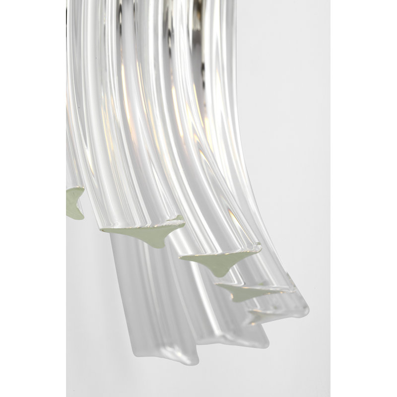 AERIN Rhine 21" Sconce with Crystal, Polished Nickel