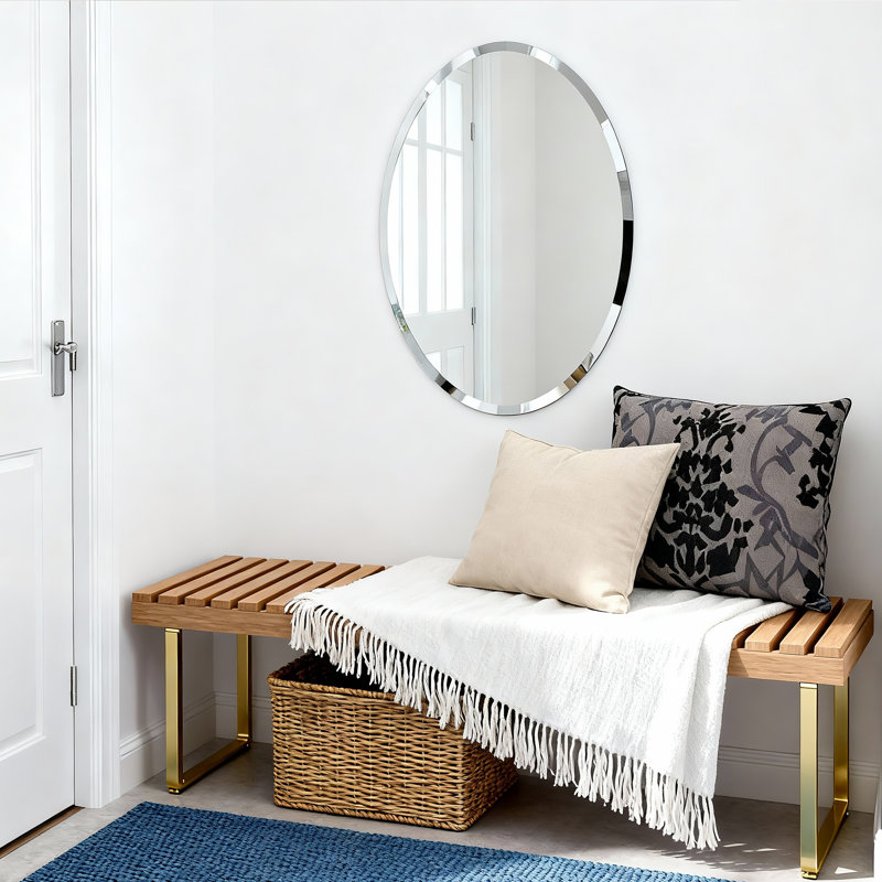 Miroir de salle de bain Annabellee, 23,8 po x 17,8 po