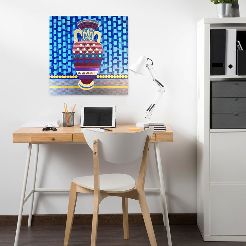 Art contemporain, art contemporain abstrait, H 18 po x l 18 po