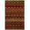 Donquell Wool Southwestern Area Rug in Red