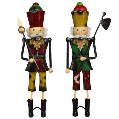 Nutcrackers, Reclaimed Metal, Set/2