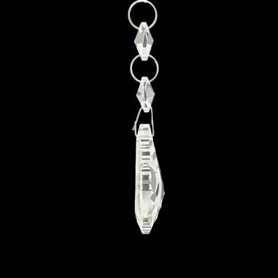 Ornement en forme de fleur de cristal en forme de fleuron (ensemble de 12)