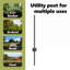 Fence Posts 11 Pcs U-Channel Steel-1412276257-1412276252