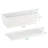 Indoor Ceramic White Rectangular Planter