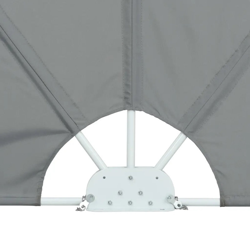 Shandel 1.5m x 3m Rectangular Shade Sail, Grey