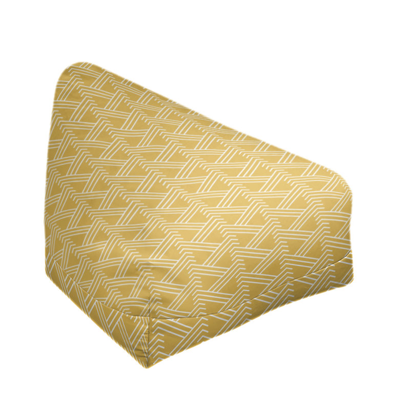 Housse de sac de pois classic, H 27 po x L 30 po x P 25 po, Bourre en polyester, Jaune