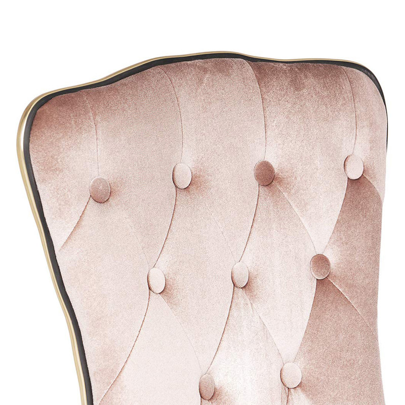 Elise makeup desk dressing chair, Rose