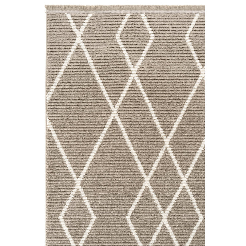 Adilenne Machine Made Indoor / Outdoor Area Rug, Rectangle 5'3" x 8'2"