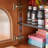 Nordic solid wood style TV cabinet