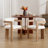 Wooden Upholstered Barrel Dining Chairs-1279083840