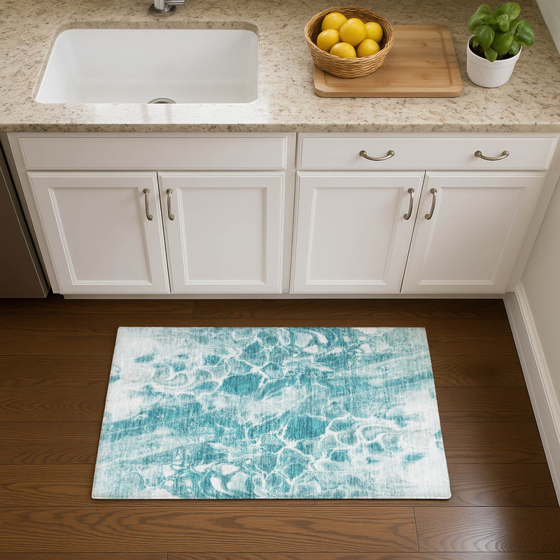 Premium Machine Washable Ralston AMF1936 Abstract Rug, Rectangle 1'8" x 2'6"